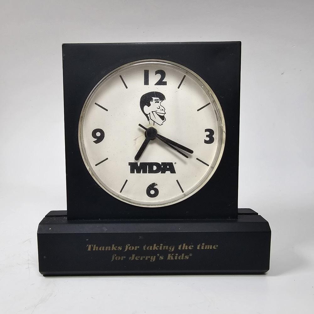 Vintage Jerry Lewis MDA Round Up 1959 Flexidisc and Working Quartz Clock